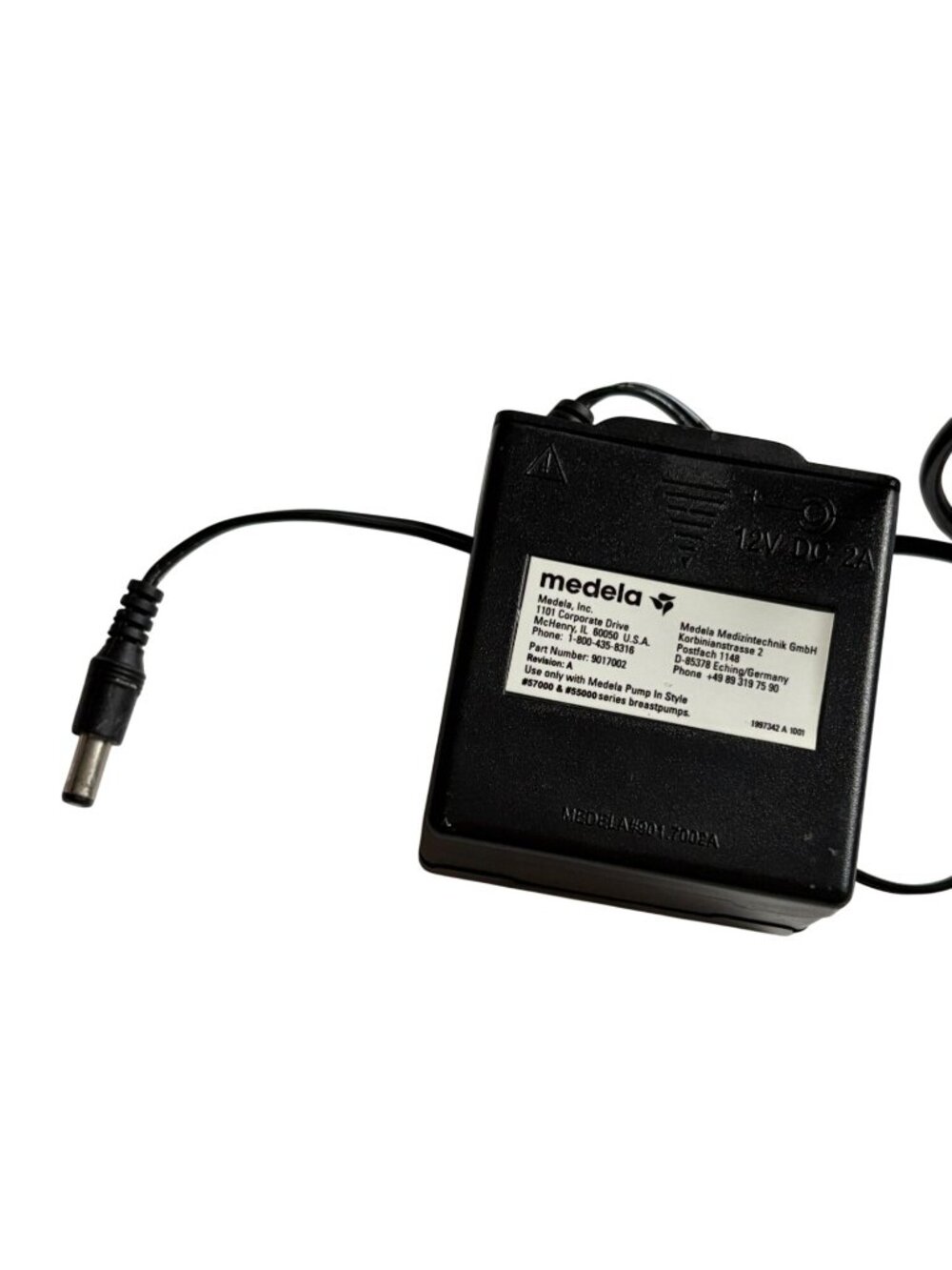 Medela Pump In Style Battery Charger And AC Adaptor (Power Cord)-GUC - Picture 2 of 7